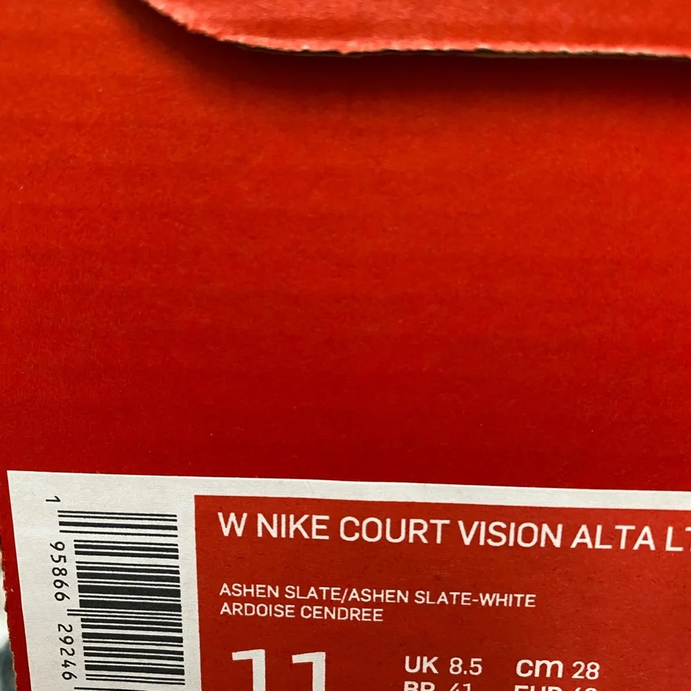 Nike Court Vision Alta / Ashen Slate Blue DM0113-400 Women's Size 11 New! - Picture 10 of 12